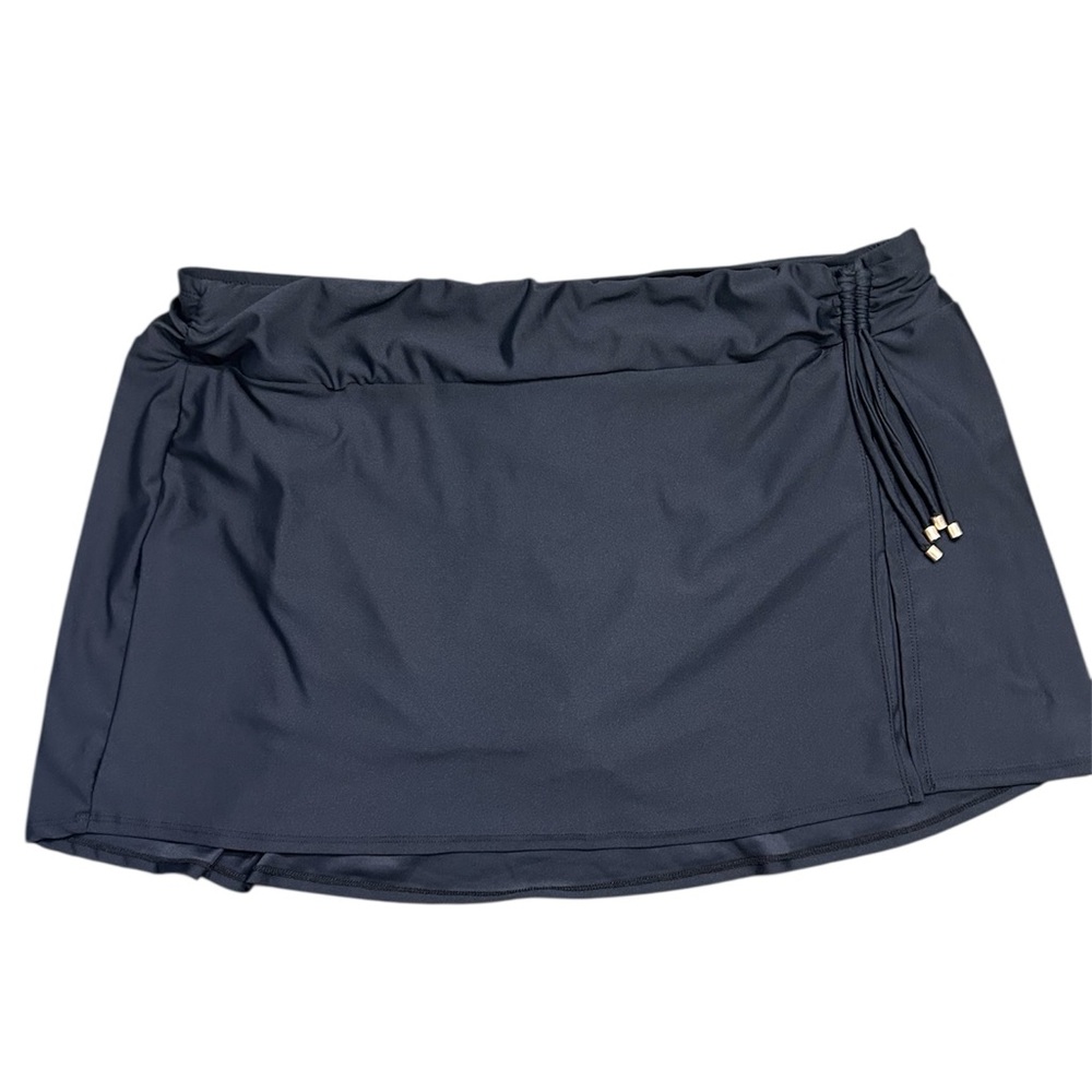 Time and Tru Black Swim Skirt, Size 2X
